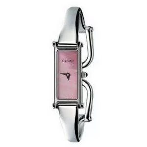 Gucci 1500L Pink Mother of Pearl Dial Bangle